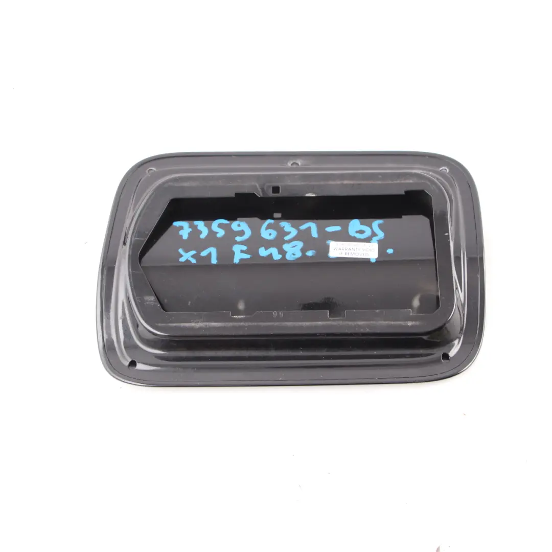 BMW X1 F48 Llenado de Combustible Tapa Tapa Zafiro Negro - 475 - SKU 7359631-BS - Número de pieza 7359631