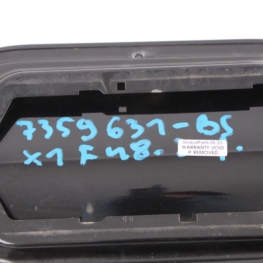 BMW X1 F48 Llenado de Combustible Tapa Tapa Zafiro Negro - 475 - SKU 7359631-BS - Número de pieza 7359631