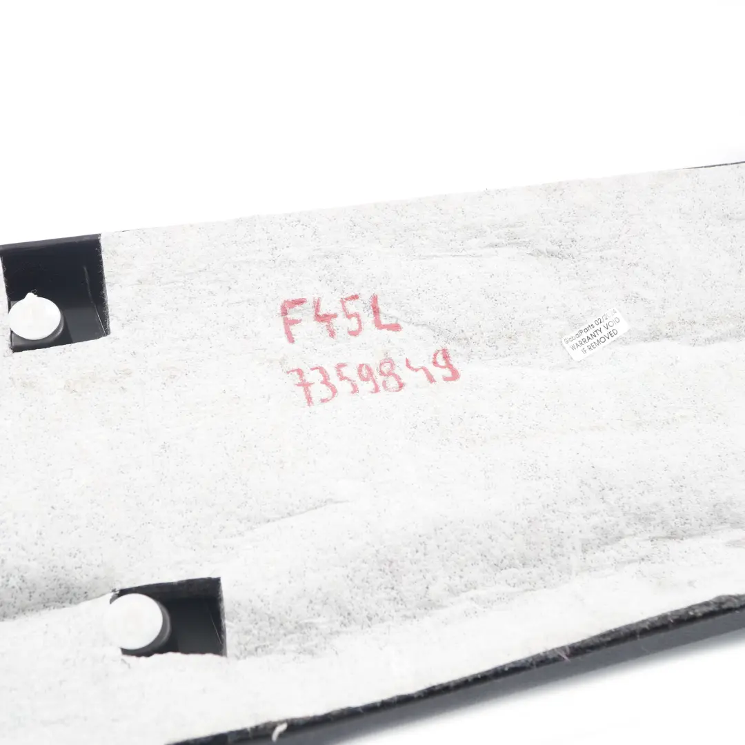 Säule B Säulen abdeckung links untere Verkleidung schwarz für BMW F45 mit Teilenummer 7359849 BMW F45 Säule B Säulen abdeckung links untere Verkleidung schwarz - SKU 7359849 - Teilenummer 7359849