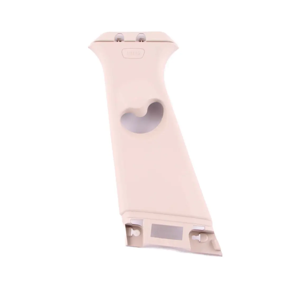 BMW F45 Active Tourer Cover Trim Pillar B Upper Left Oyster - SKU 7359899 - Part number 7359899