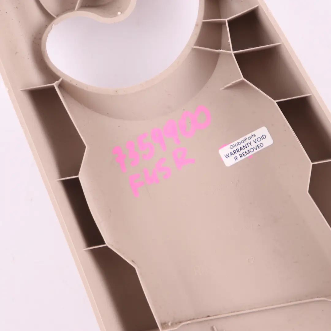 Trim Pillar BMW F45 Active Tourer B-Column Upper Right O/S Oyster to Cover with Part number 7359900 Cover Trim Pillar BMW F45 Active Tourer B-Column Upper Right O/S Oyster - SKU 7359900 - Part number 7359900