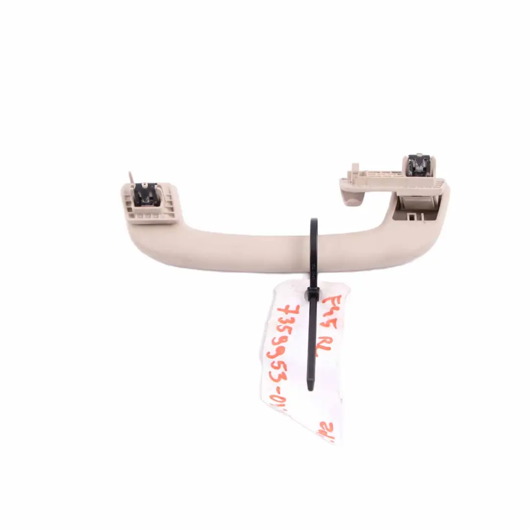 Grab Handle BMW F45 F46 F48 Rear Left N/S Headlining Roof Trim Oyster to with Part number 7359953 Grab Handle BMW F45 F46 F48 Rear Left N/S Headlining Roof Trim Oyster - SKU 7359953 - Part number 7359953