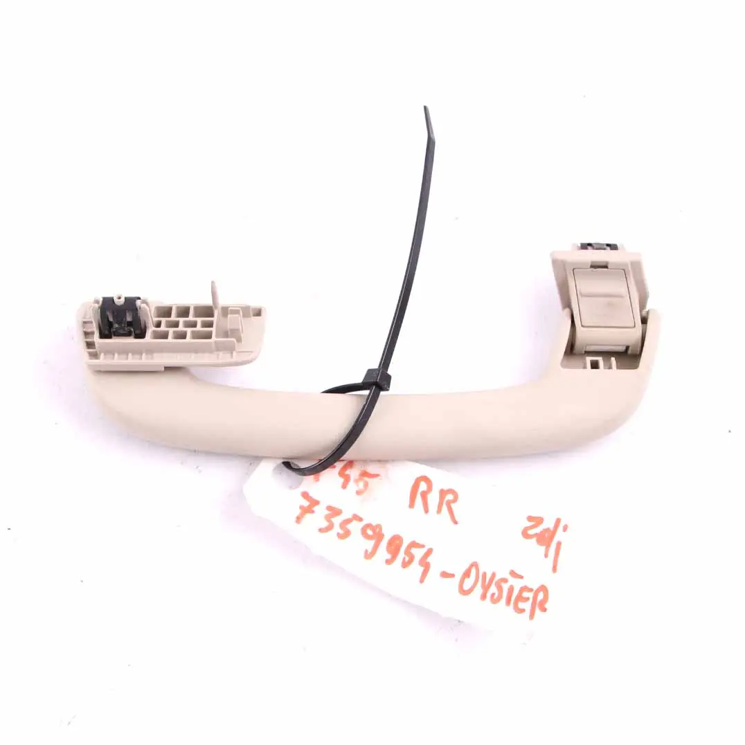 Grab Handle BMW F45 F46 F48 Rear Right O/S Headlining Roof Trim Oyster to with Part number 7359954 Grab Handle BMW F45 F46 F48 Rear Right O/S Headlining Roof Trim Oyster - SKU 7359954 - Part number 7359954