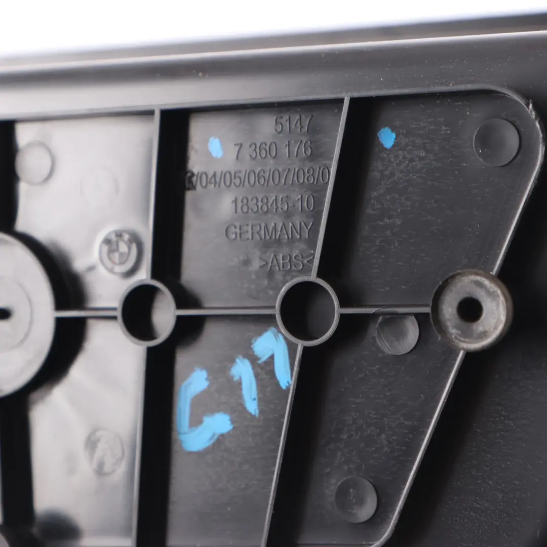 Storage Compartment Right O/S Trunk Luggage Trim Tray Black to BMW G11 with Part number 7360176 BMW G11 Storage Compartment Right O/S Trunk Luggage Trim Tray Black - SKU 7360176 - Part number 7360176