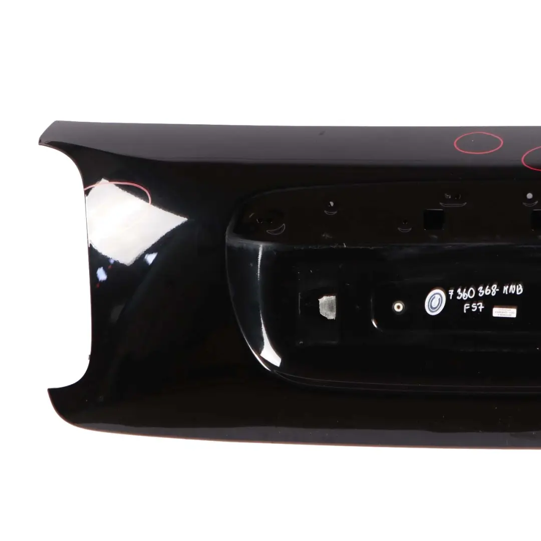  Boot Trunk Lid Mini F57 Cabrio Tailgate Panel Midnight Black Metallic - A94 - SKU 7360368-MNB - Part number 7360368
