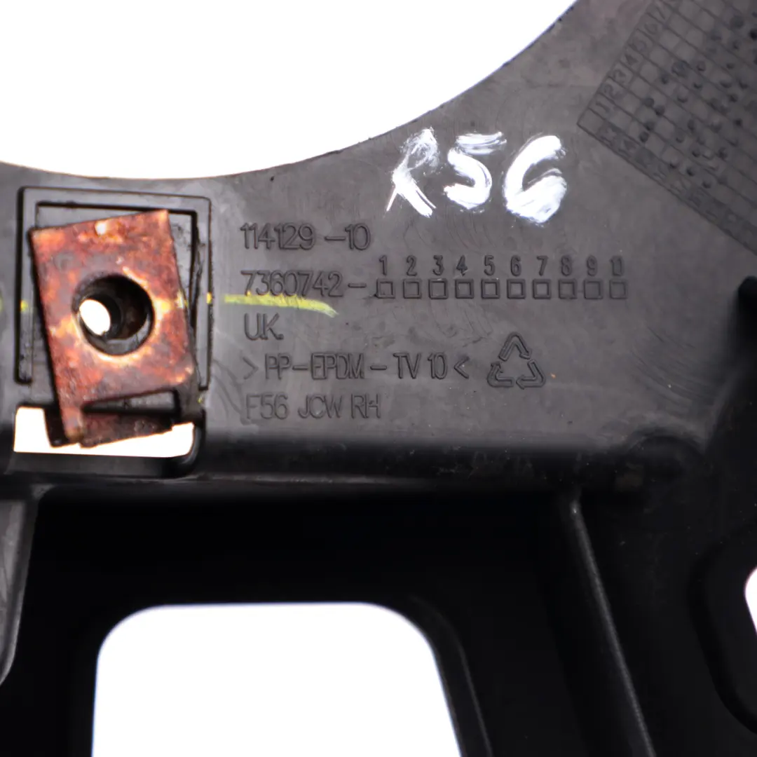 Fog Lamp Bracket Mini F55 F56 F57 JCW Front Right O/S Support to with Part number 7360742 Fog Lamp Bracket Mini F55 F56 F57 JCW Front Right O/S Support - SKU 7360742 - Part number 7360742