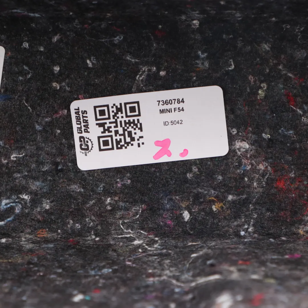 Trim Panel Cross Member Luggage Trunk Floor to Mini Clubman F54 with Part number 7360784 Mini Clubman F54 Trim Panel Cross Member Luggage Trunk Floor - SKU 7360784 - Part number 7360784