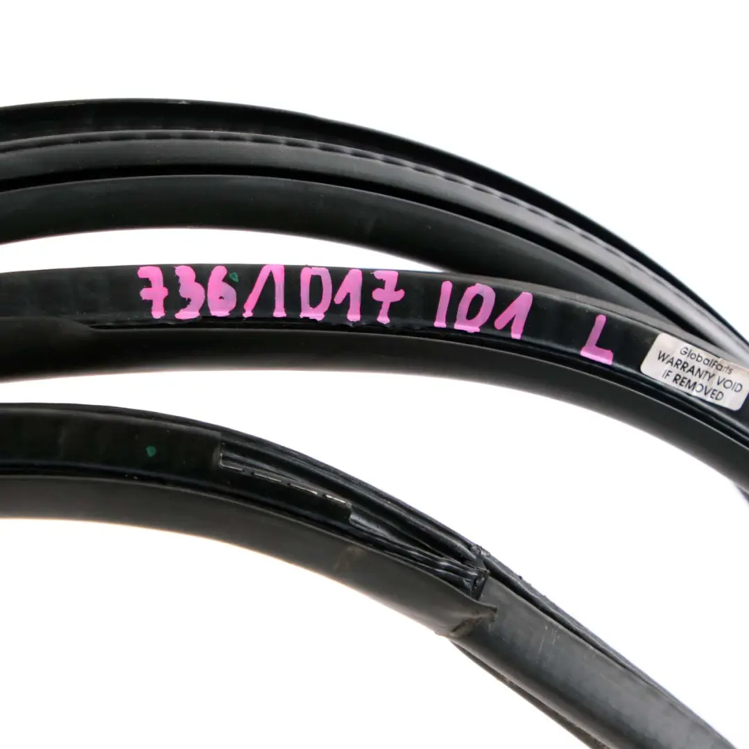 Door Weatherstrip Seal Sealing Gasket Left N/S Black to BMW i3 I01 with Part number 7361017 BMW i3 I01 Door Weatherstrip Seal Sealing Gasket Left N/S Black - SKU 7361017 - Part number 7361017