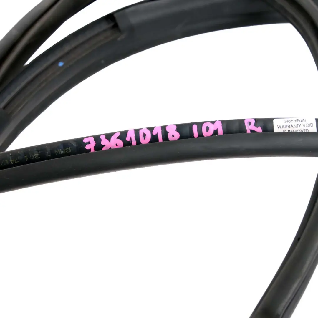 BMW i3 I01 Door Weatherstrip Seal Sealing Gasket Right O/S Black - SKU 7361018 - Part number 7361018