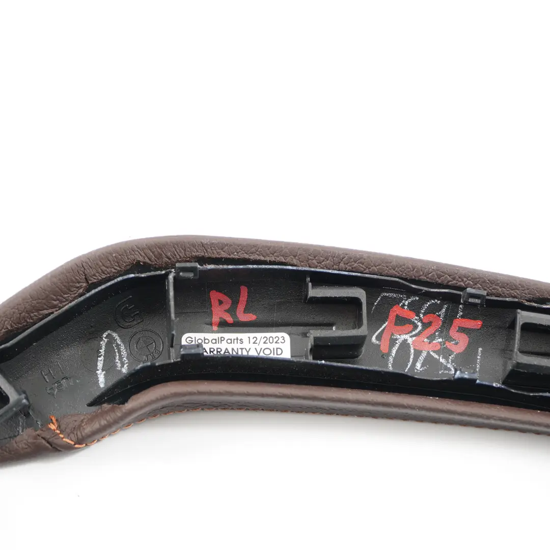 BMW X3 F25 Panneau Carte Porte Poignée Gauche Grab Cuir Nevada Mokka - SKU 7361031 - Numéro de pièce 7361031