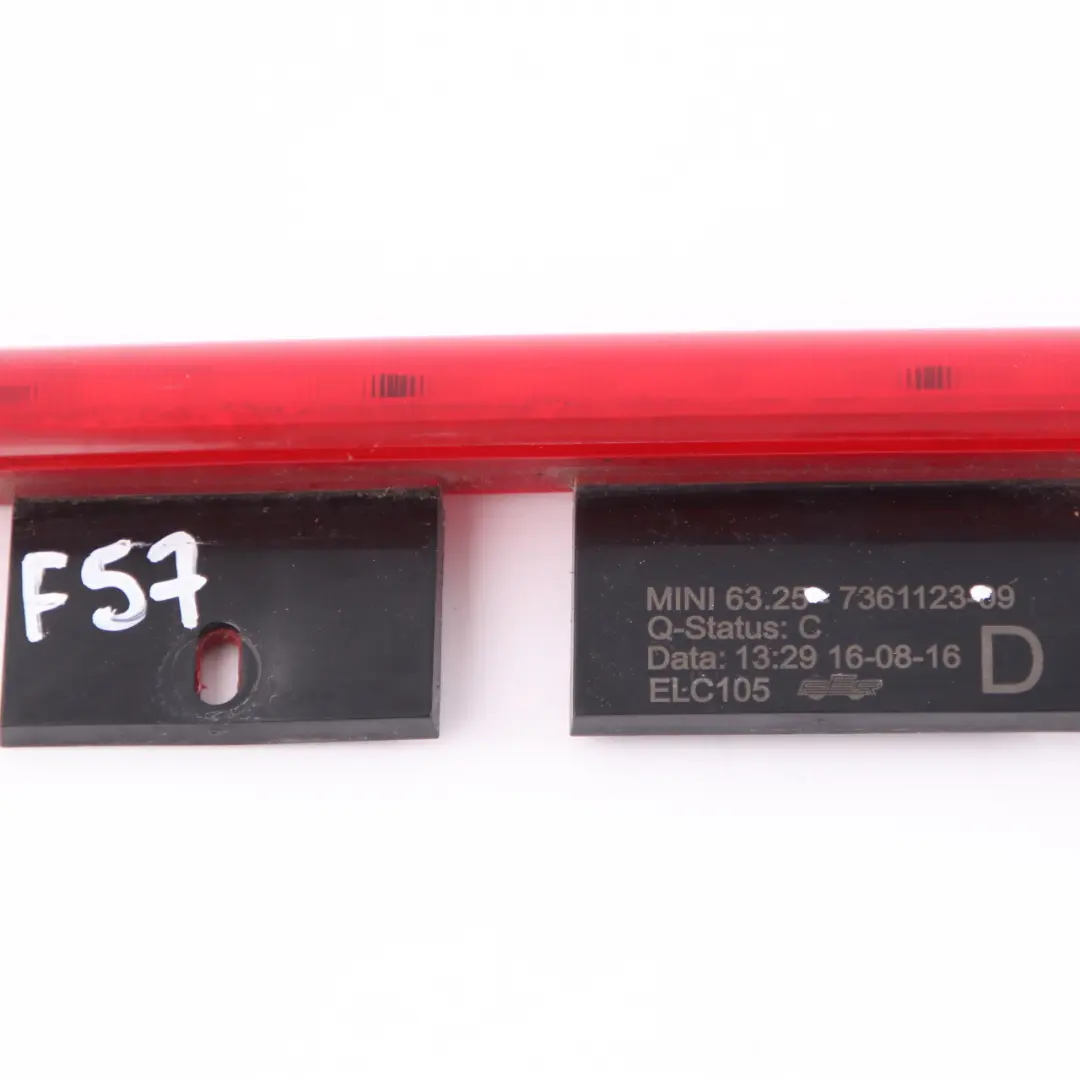  Feu de freinage Mini F57 Cabriolet Arrière Troisième Feu Stop Rouge - SKU 7361123 - Numéro de pièce 7361123