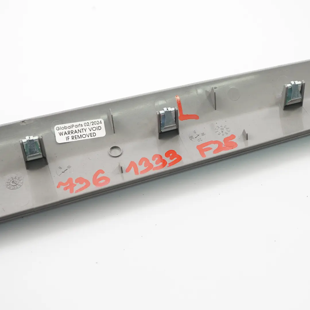 Listwa Osłona Drzwi Lewy Przód Tył do BMW X3 F25 o numerze 7361333 BMW X3 F25 Listwa Osłona Drzwi Lewy Przód Tył - SKU 7361333 - Numer Części 7361333