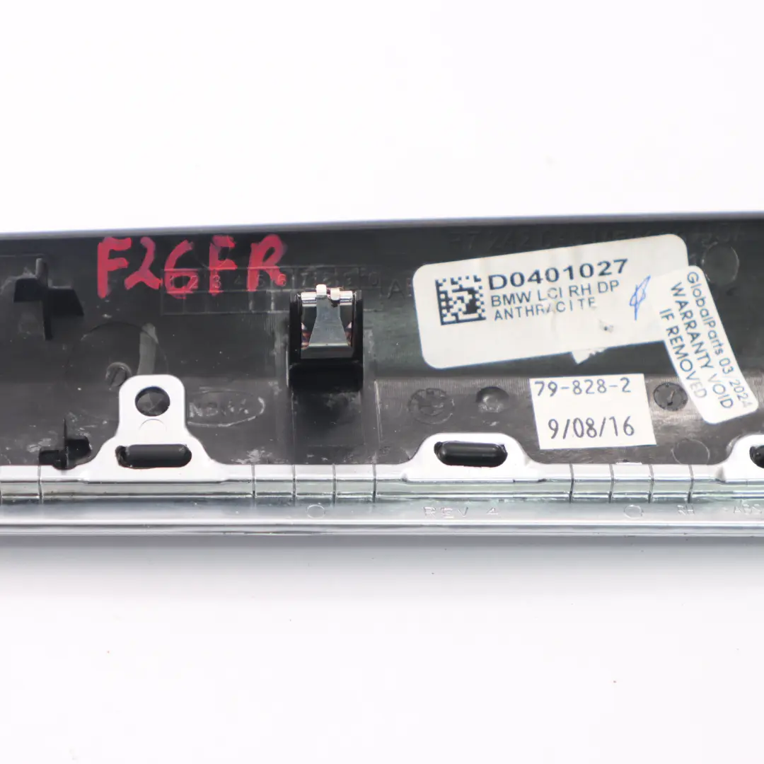 Listwa Ozdobna Drzwi Prawy Przód Tył Drewno Fineline do BMW X4 F26 o numerze 7361338 BMW X4 F26 Listwa Ozdobna Drzwi Prawy Przód Tył Drewno Fineline - SKU 7361338 - Numer Części 7361338