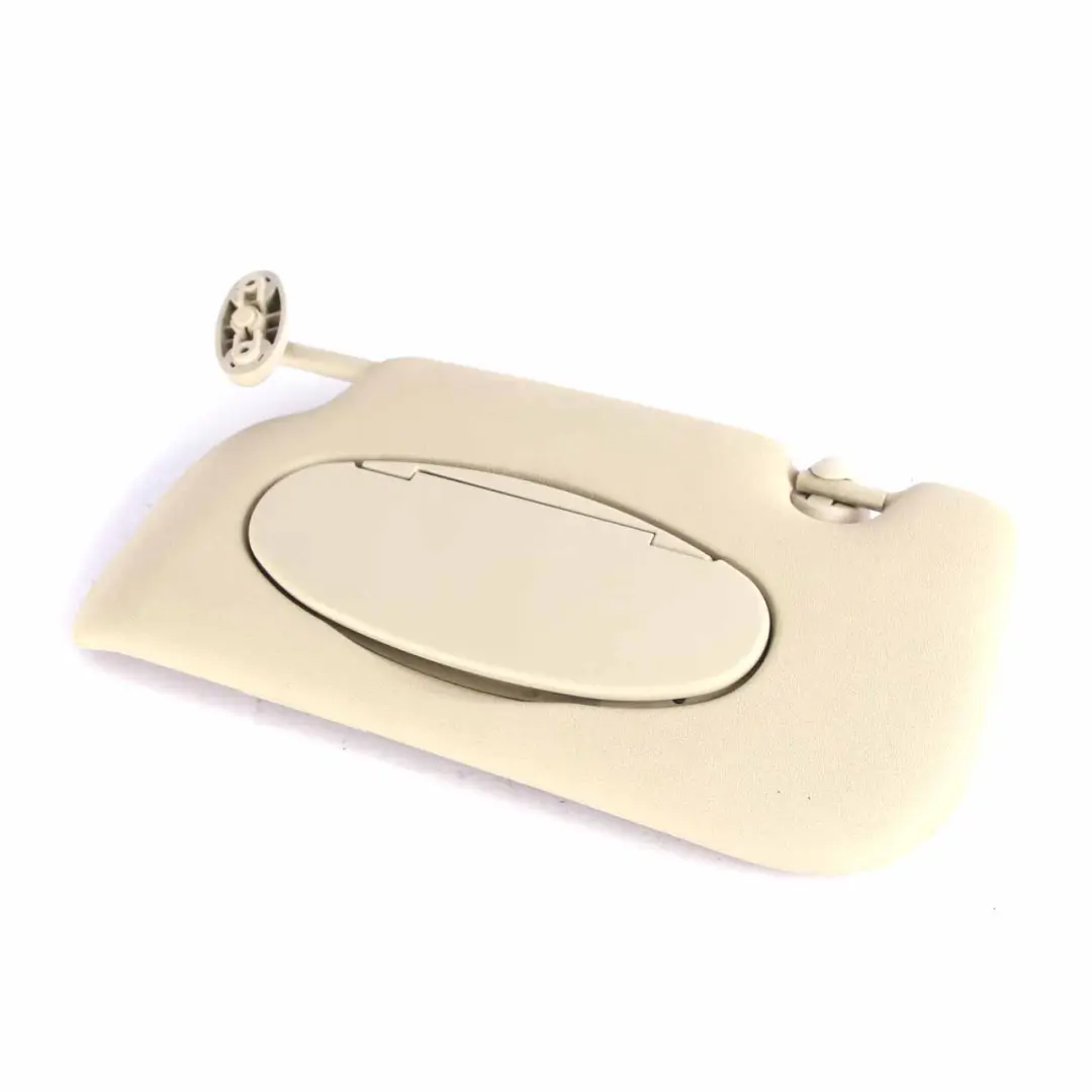 Sun Visor Mini R55 R56 LCI 2 Mirror Left N/S Light Beige to with Part number 7361831 Sun Visor Mini R55 R56 LCI 2 Mirror Left N/S Light Beige - SKU 7361831-2 - Part number 7361831
