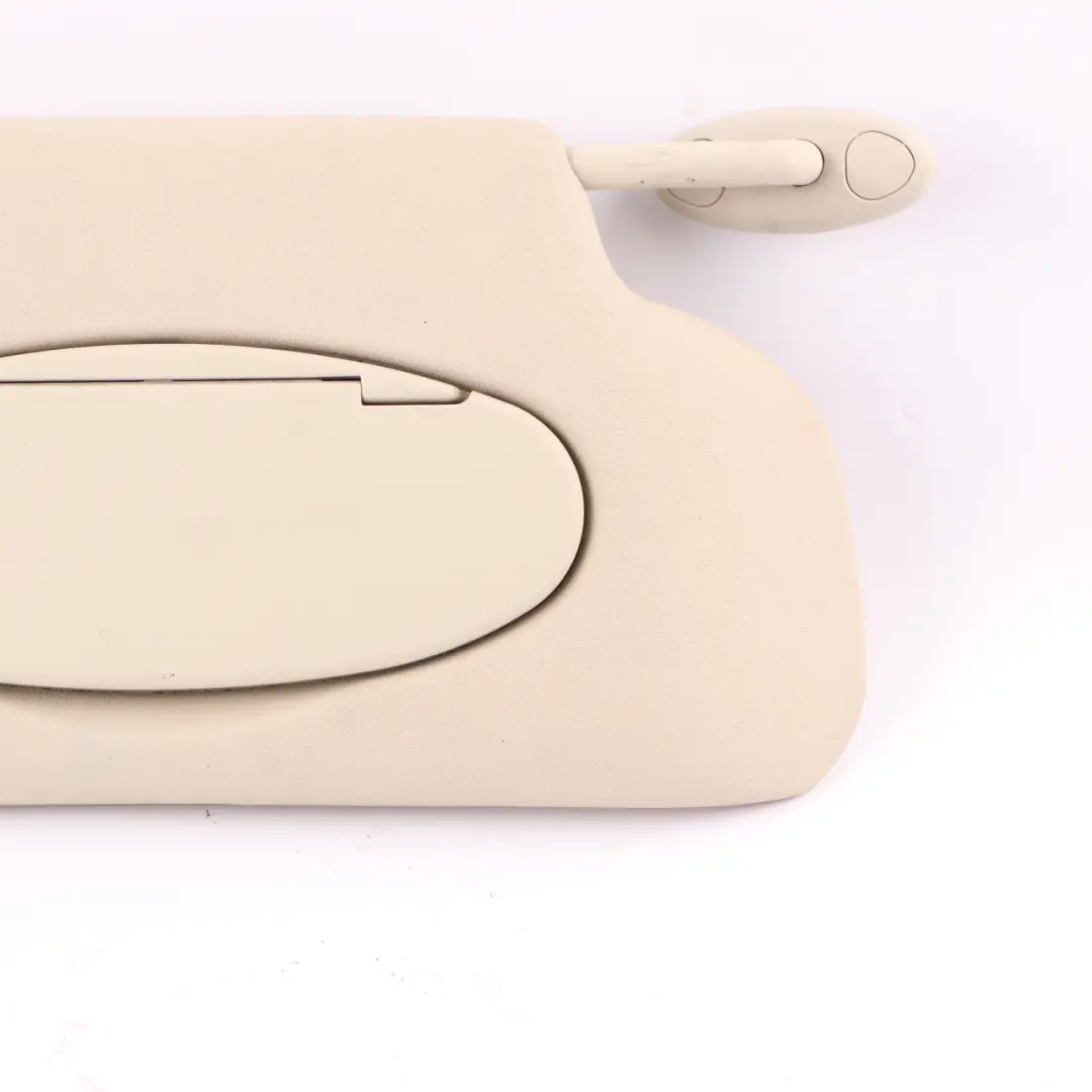 Sun Visor Mini R55 R56 LCI Sunvisor Mirror Panel Right O/S Light Beige to with Part number 7361832 Sun Visor Mini R55 R56 LCI Sunvisor Mirror Panel Right O/S Light Beige - SKU 7361832-2 - Part number 7361832