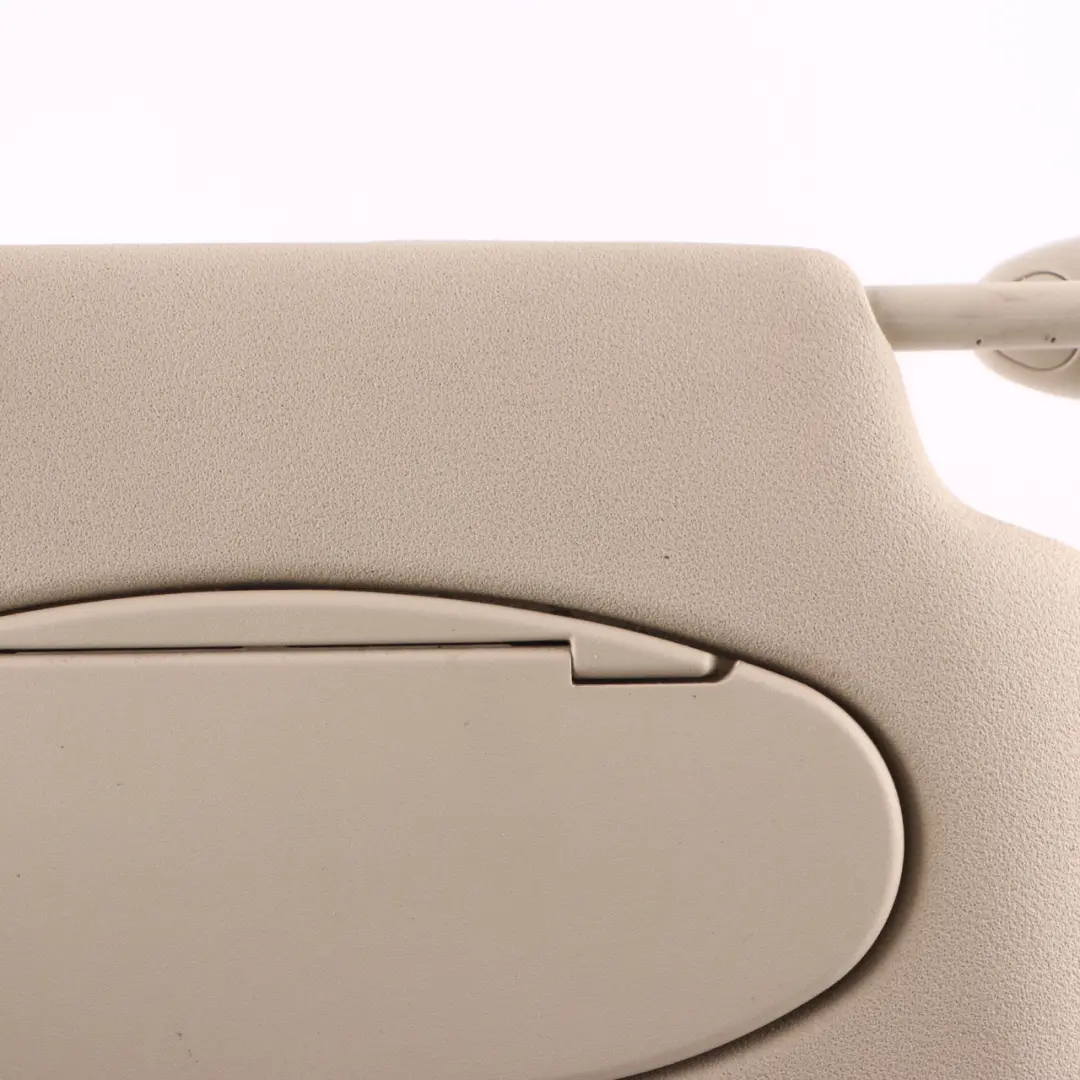  Sun Visor Mini R55 R56 LCI Sunvisor Mirror Panel Right O/S Light Beige - SKU 7361832-2 - Part number 7361832