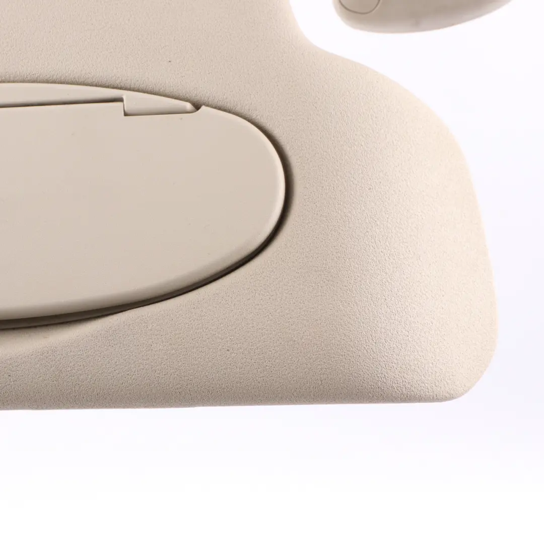Sun Visor Mini R55 R56 LCI Sunvisor Mirror Panel Right O/S Light Beige to with Part number 7361832 Sun Visor Mini R55 R56 LCI Sunvisor Mirror Panel Right O/S Light Beige - SKU 7361832-2 - Part number 7361832