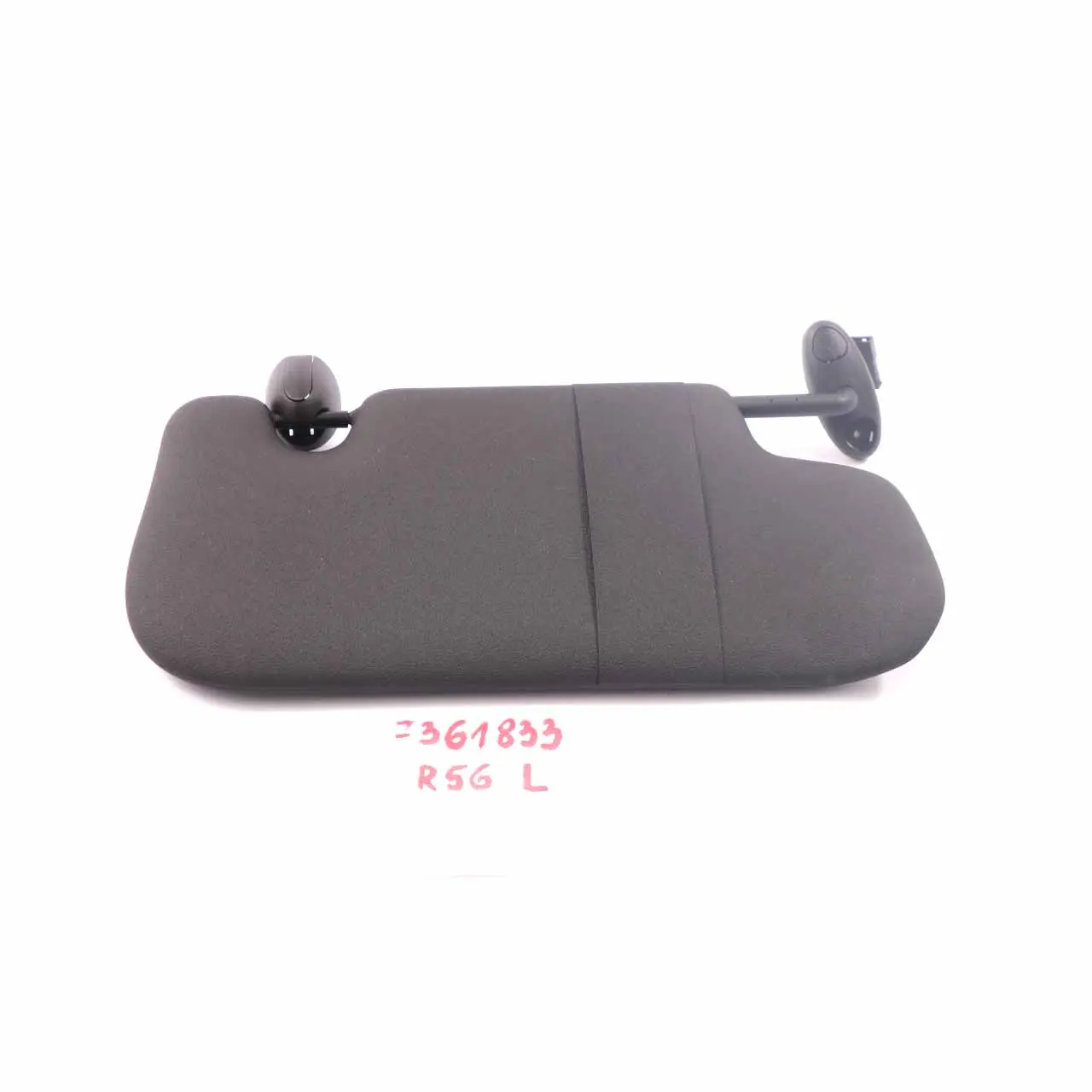 Sun Visor Mini R55 R56 Mirror Illuminated Left N/S Carbon Black 7361833