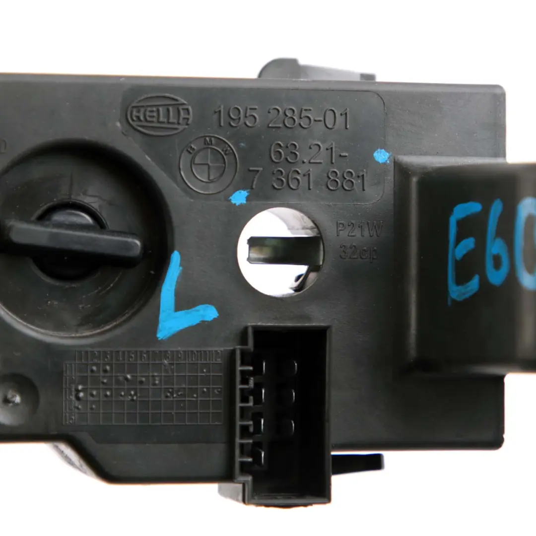 BMW E60 LCI M5 Glühbirne links Träger Weiß Blinkerabdeckung - SKU 7361881 - Teilenummer 7361881