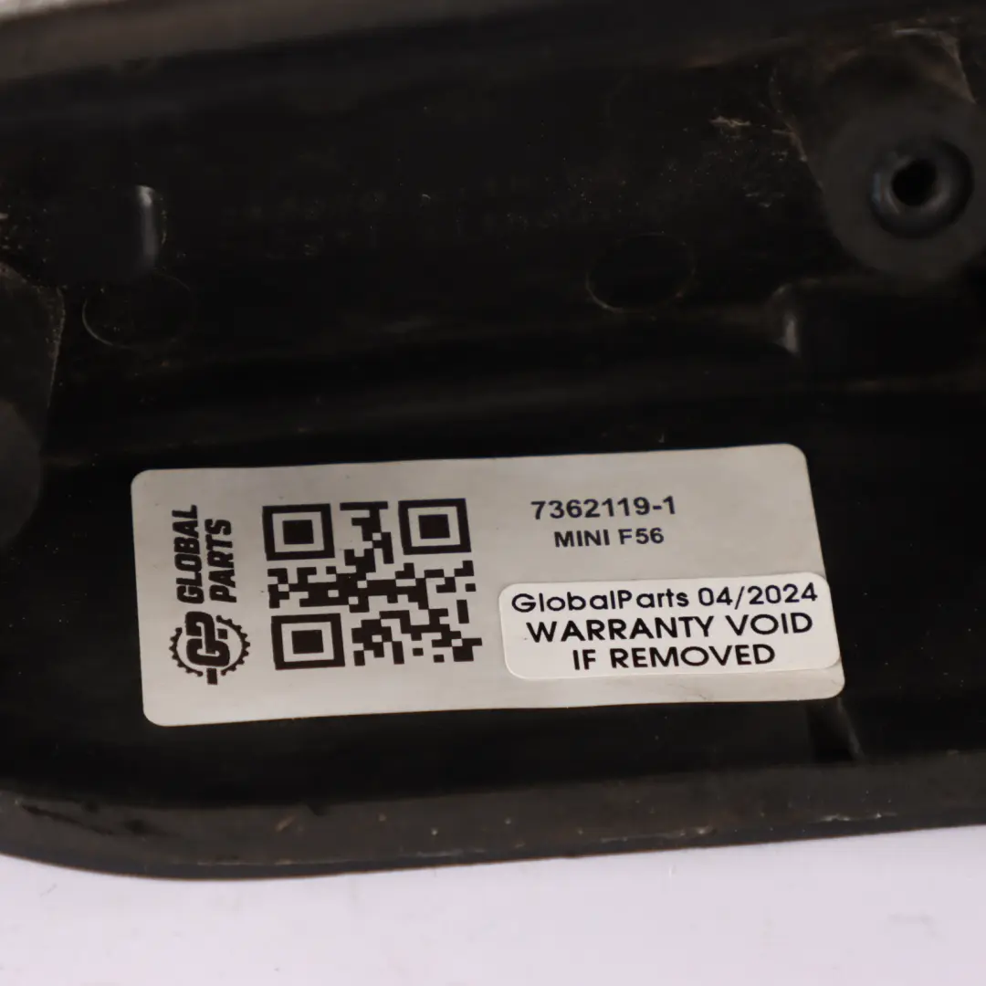 Trunk Lid Handle Grip Boot Alu Silver Emblem to Mini F55 F56 F57 Rear with Part number 7362119 Mini F55 F56 F57 Rear Trunk Lid Handle Grip Boot Alu Silver Emblem - SKU 7362119-1 - Part number 7362119