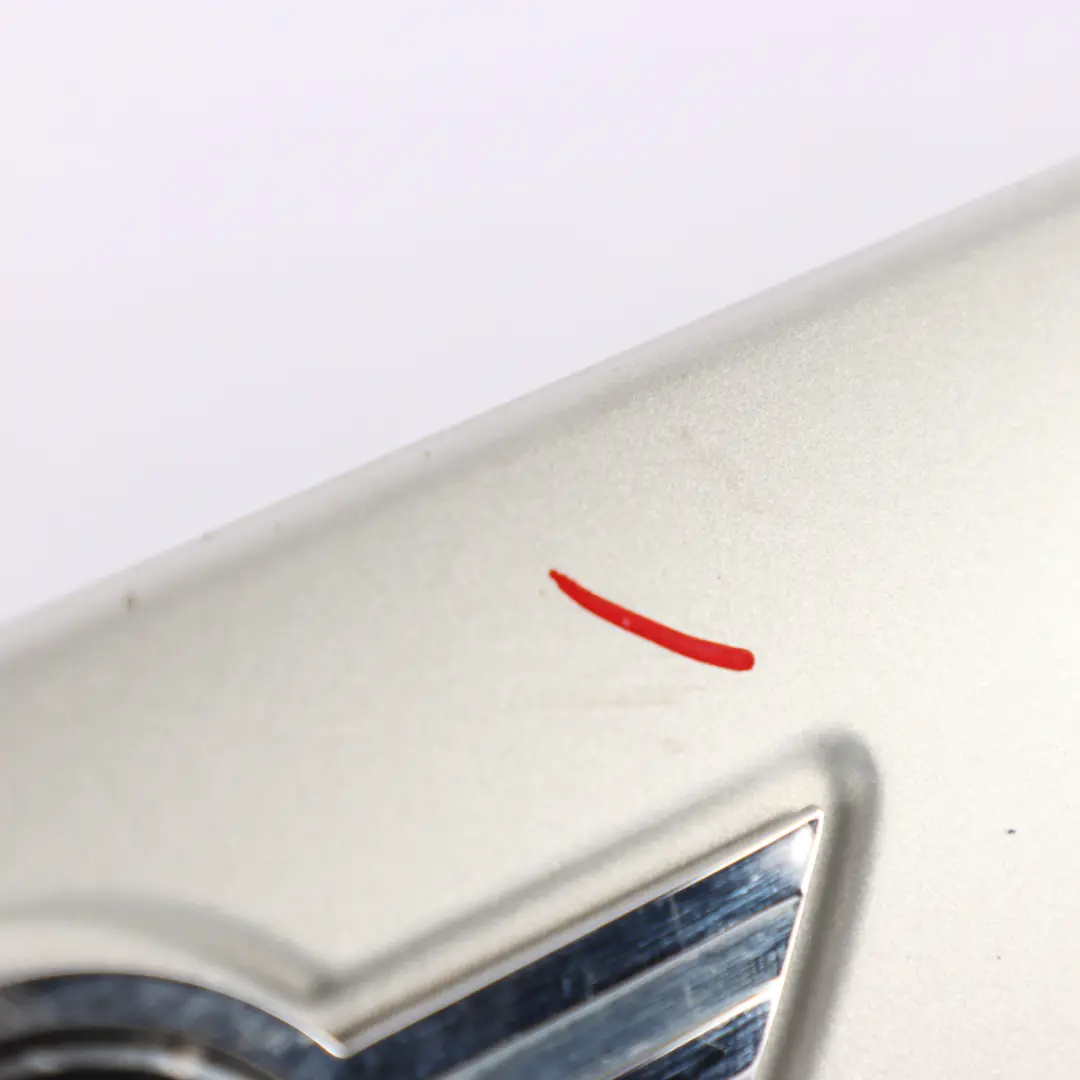 Trunk Lid Handle Grip Boot Alu Silver Emblem to Mini F55 F56 F57 Rear with Part number 7362119 Mini F55 F56 F57 Rear Trunk Lid Handle Grip Boot Alu Silver Emblem - SKU 7362119-1 - Part number 7362119