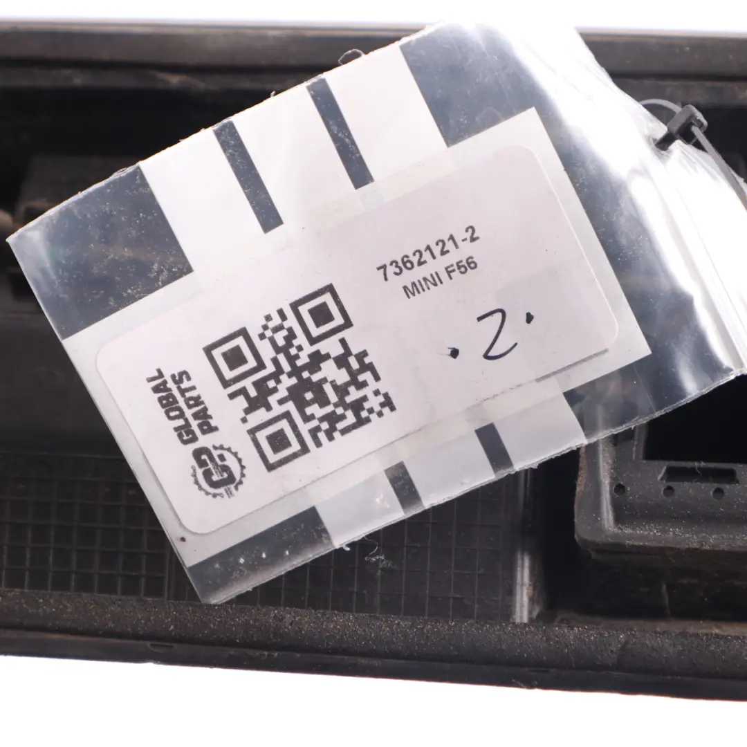 Trunk Lid Grip Button Cover Trim Chrome to Mini Cooper F55 F56 F57 Rear with Part number 7362121 Mini Cooper F55 F56 F57 Rear Trunk Lid Grip Button Cover Trim Chrome - SKU 7362121-2 - Part number 7362121