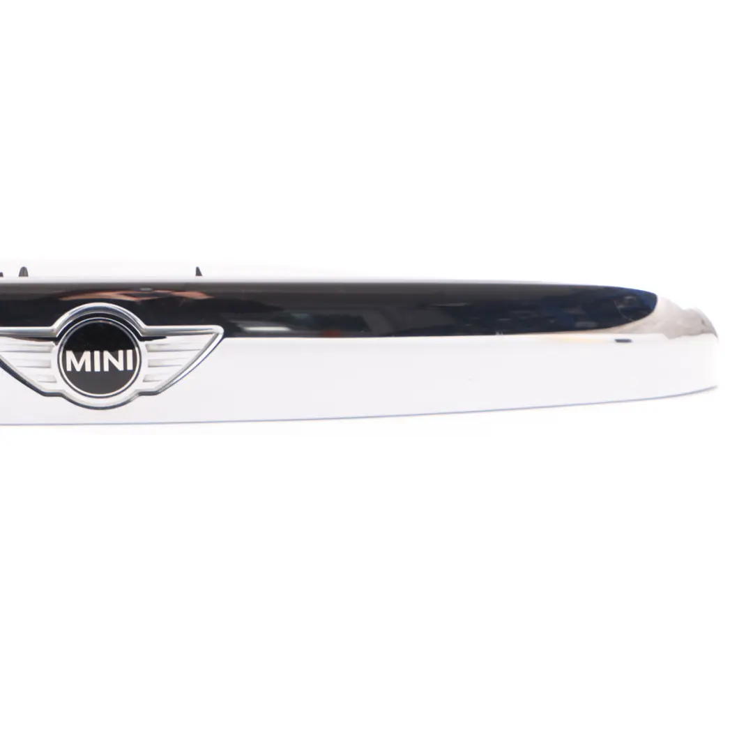 Trunk Lid Grip Button Cover Trim Chrome to Mini Cooper F55 F56 F57 Rear with Part number 7362121 Mini Cooper F55 F56 F57 Rear Trunk Lid Grip Button Cover Trim Chrome - SKU 7362121-2 - Part number 7362121