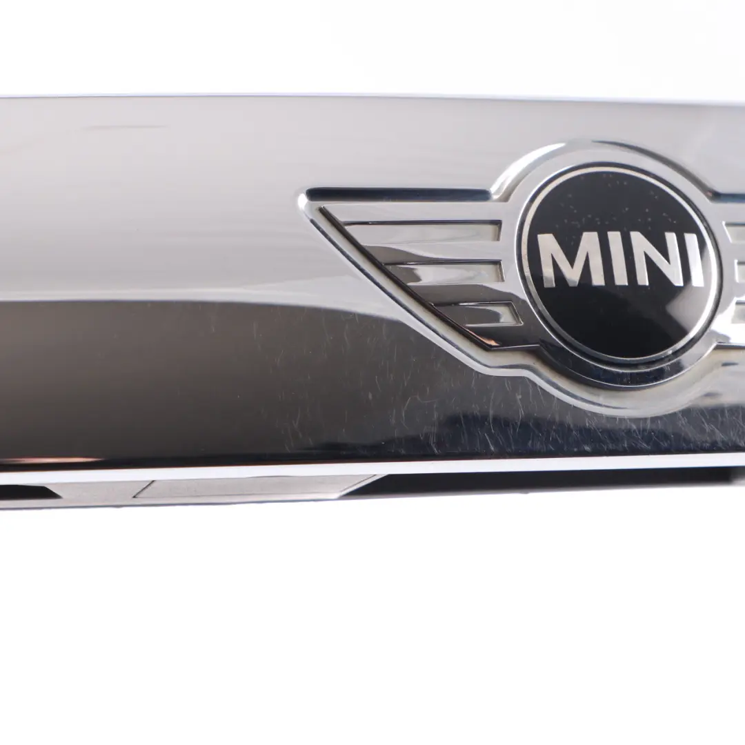 Trunk Lid Grip Button Cover Trim Chrome to Mini Cooper F55 F56 F57 Rear with Part number 7362121 Mini Cooper F55 F56 F57 Rear Trunk Lid Grip Button Cover Trim Chrome - SKU 7362121-2 - Part number 7362121