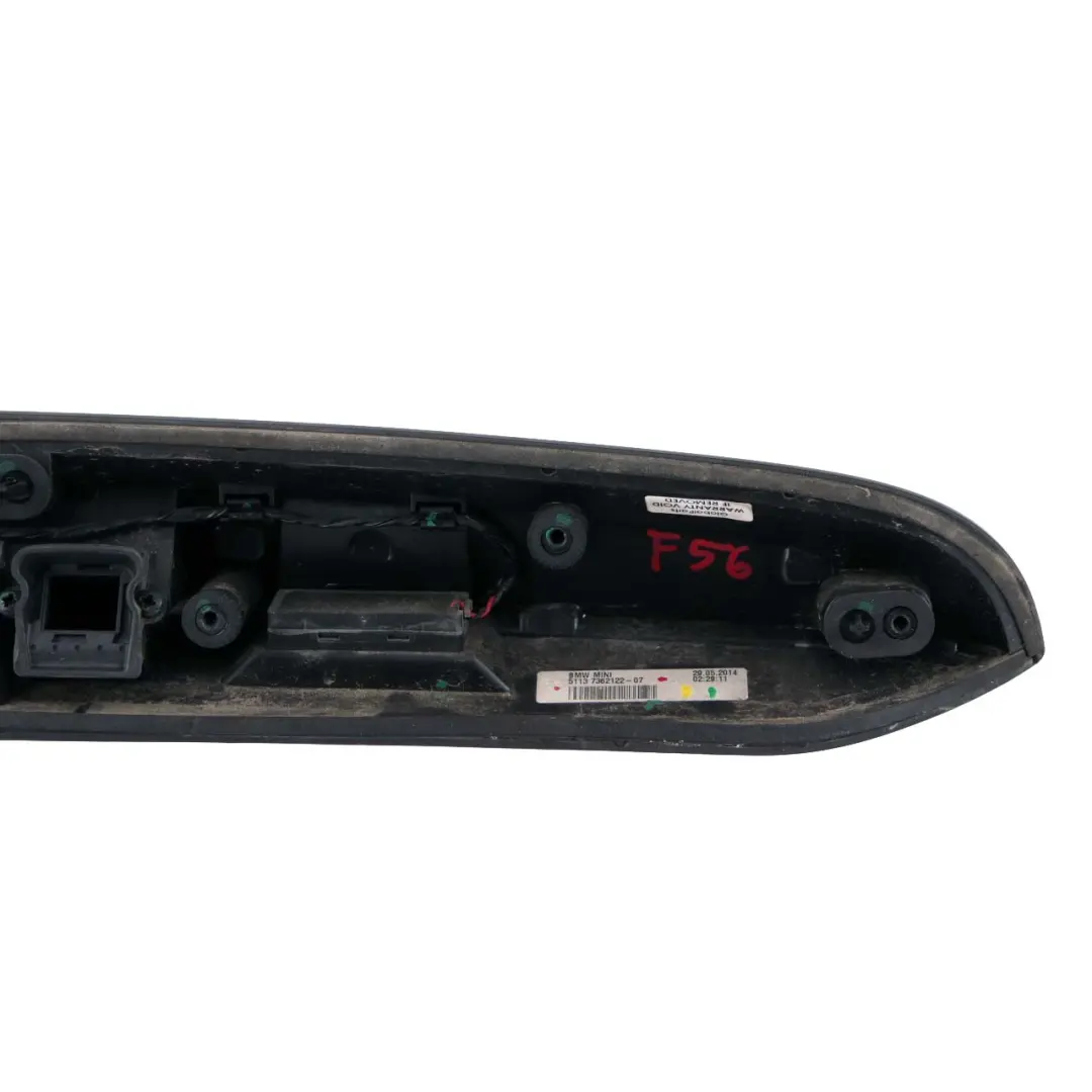 Mini F55 F56 F57 Tapa Trasera Maletero Empuñadura Bota Schwarz - SKU 7362122-BLK - Número de pieza 7362122
