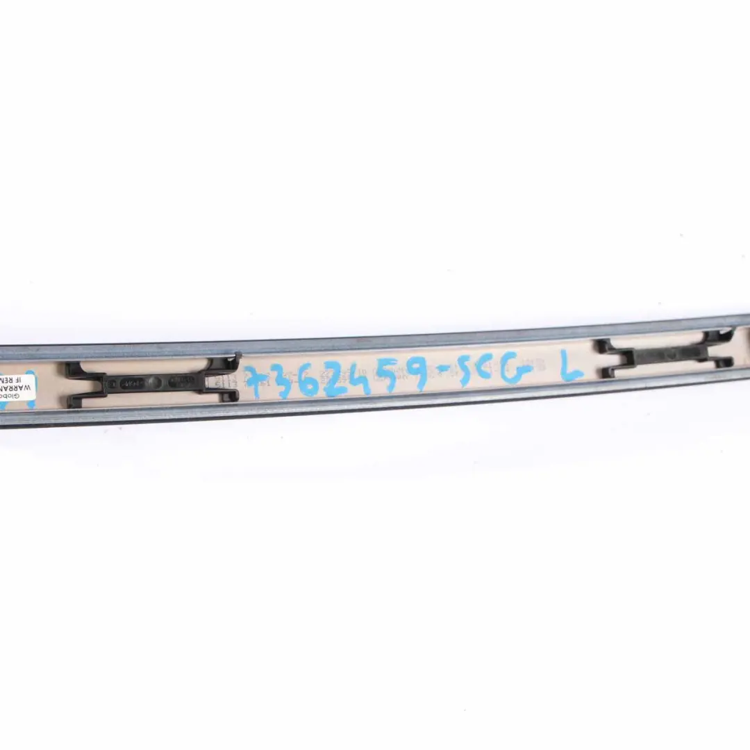 BMW F10 LCI Roof Moulding Left N/S Gutter Rail Trim Spacegrau Metallic - A52 - SKU 7362459-SCG - Part number 7362459