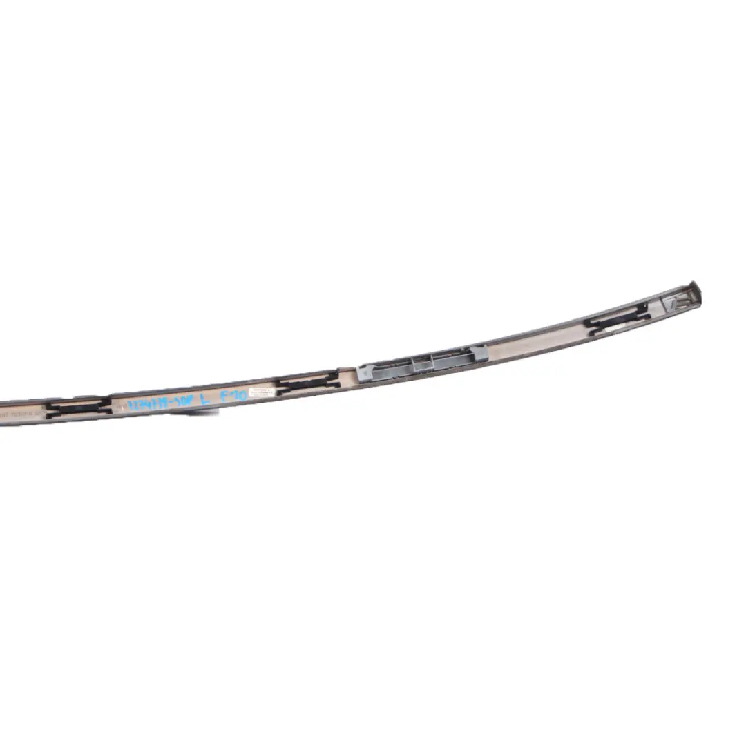 BMW F10 LCI Roof Moulding Left N/S Gutter Rail Trim Sophistograu Grey - B90 - SKU 7362459-SOP - Part number 7362459