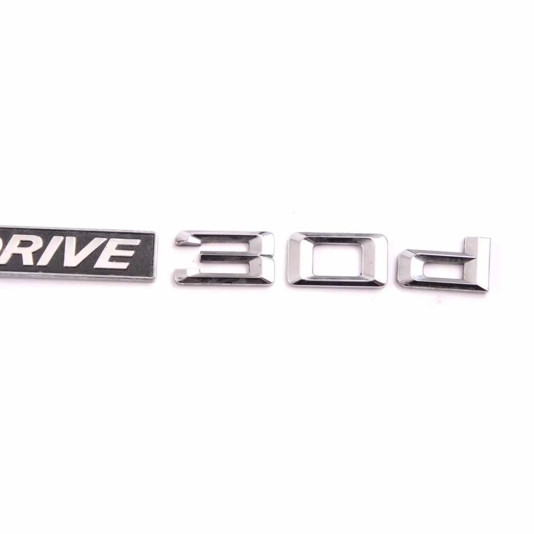 Lettering XDrive 30d Emblem Badge Logo Trim to BMW X3 F25 X5 E70 with Part number 7362491 BMW X3 F25 X5 E70 Lettering XDrive 30d Emblem Badge Logo Trim - SKU 7362491 - Part number 7362491