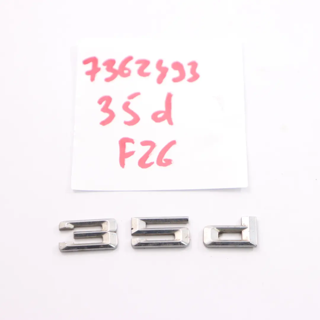 N57Z Portellone bagagliaio Coperchio Letering Logo 35d per BMW X4 F26 con numero di parte 7362493 BMW X4 F26 N57Z Portellone bagagliaio Coperchio Letering Logo 35d - SKU 7362493-1 - Numero di parte 7362493