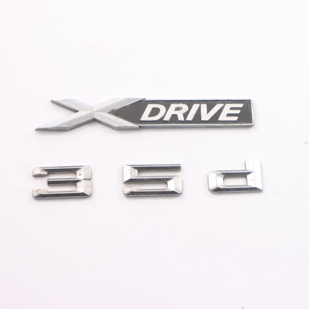 BMW X4 F26 N57Z Trunk Boot tailgate Lid Letering Badge Logo XDrive 35d - SKU 7362493 - Part number 7362493