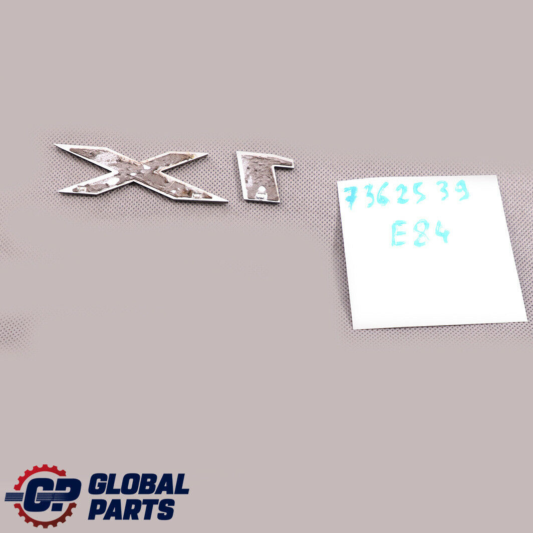 Gloss Black X1 Lettering Trunk Badge Emblem For BMW XDrive Series - Rear Adhesive
