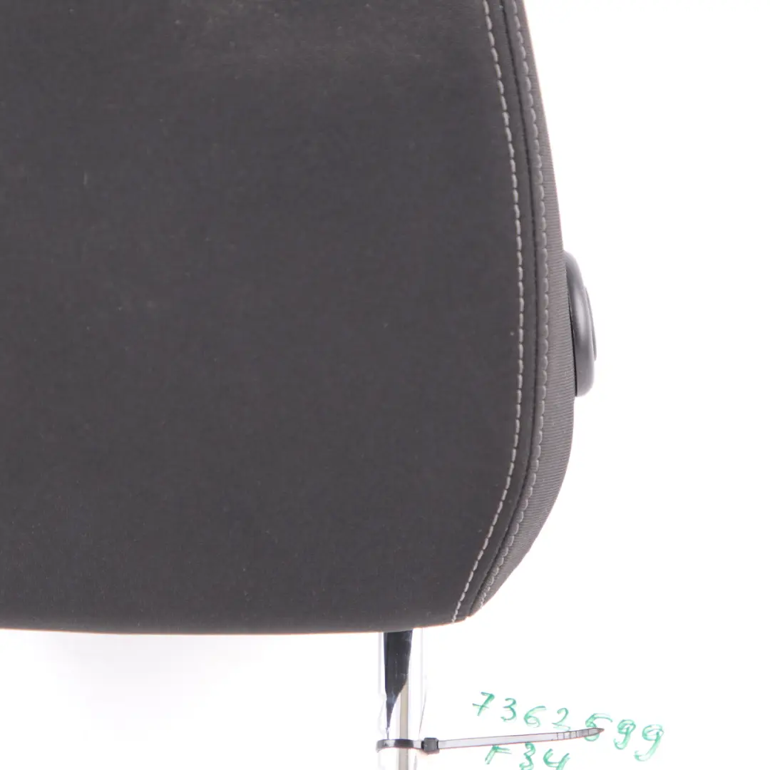 Asiento Delantero Izquierdo Derecho Reposacabezas Tela Antracita para BMW F30 F34 con número de pieza 7362599 BMW F30 F34 Asiento Delantero Izquierdo Derecho Reposacabezas Tela Antracita - SKU 7362599 - Número de pieza 7362599