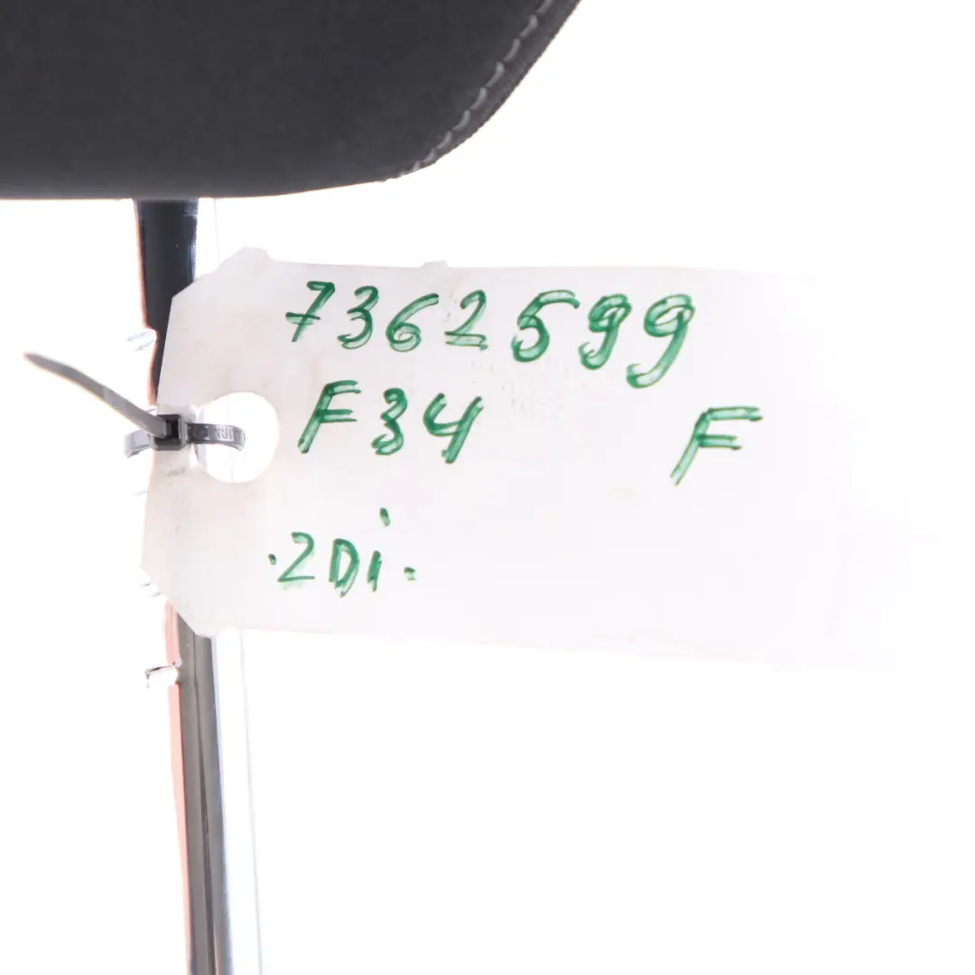 Zagłówek Fotela Przedni Lewy Prawy Materiał do BMW F30 F34 o numerze 7362599 BMW F30 F34 Zagłówek Fotela Przedni Lewy Prawy Materiał - SKU 7362599 - Numer Części 7362599