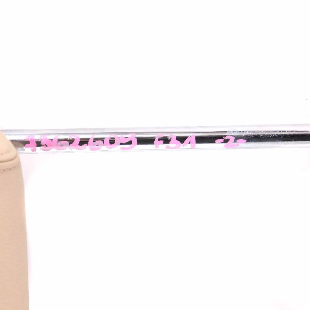 Headrest Front Left Right Seat N/O/S Leather Beige to BMW F30 F31 Seat with Part number 7362609 BMW F30 F31 Seat Headrest Front Left Right Seat N/O/S Leather Beige - SKU 7362609 - Part number 7362609