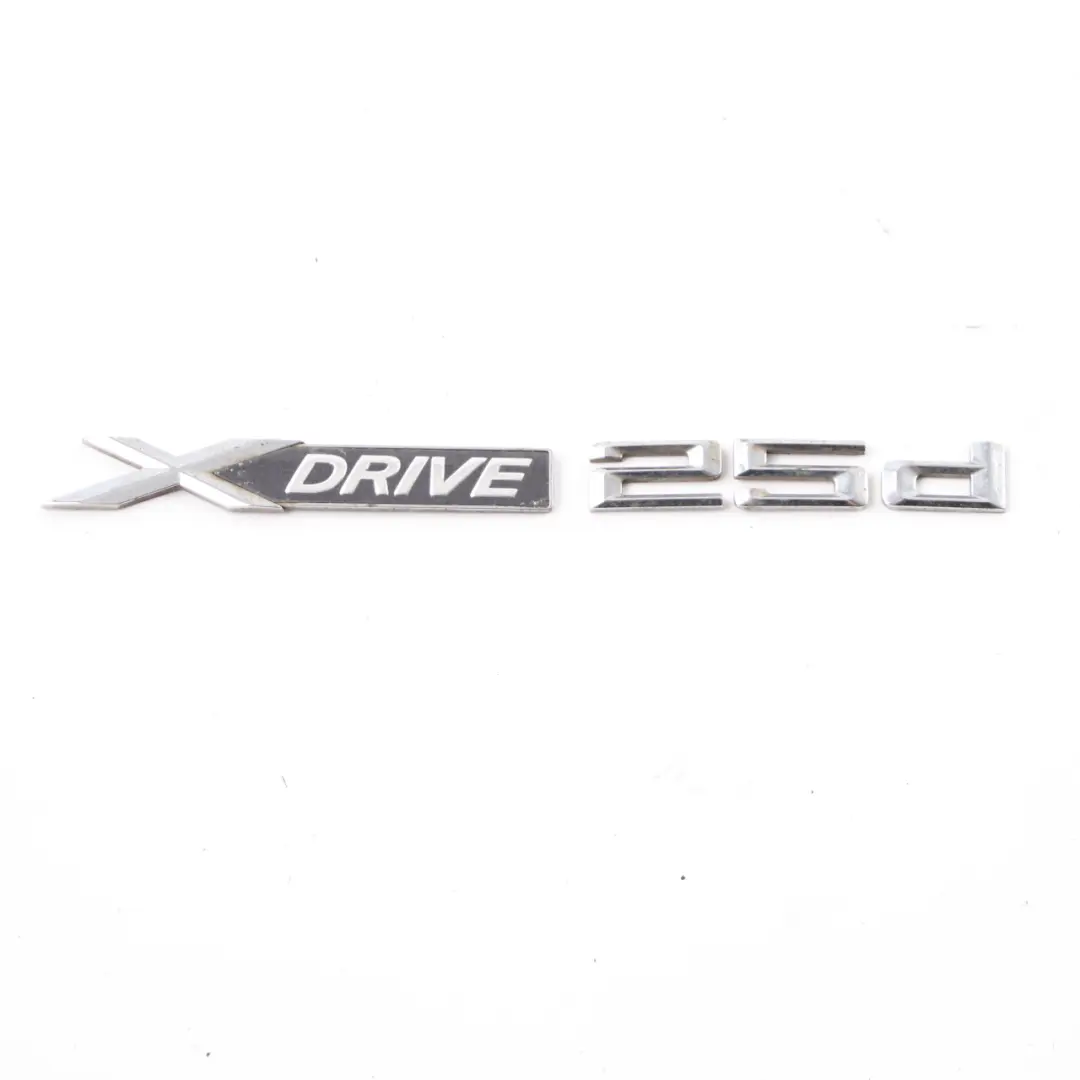 Lettering Emblem Adhered Logo Badge xDrive 25d to BMW X1 E84 with Part number 7362665 BMW X1 E84 Lettering Emblem Adhered Logo Badge xDrive 25d - SKU 7362665 - Part number 7362665