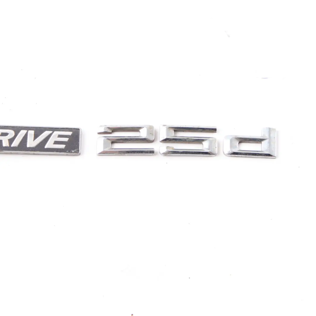 BMW X1 E84 Lettering Emblem Adhered Logo Badge xDrive 25d - SKU 7362665 - Part number 7362665