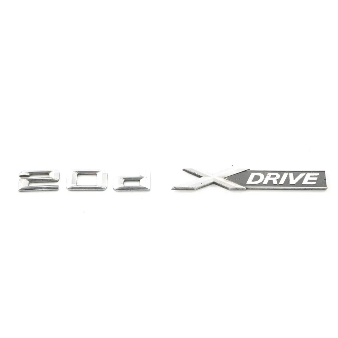 20dX 2.0d Lettering X Drive 20d Emblema Logo Trim para BMW X1 E84 X3 E83 F25 X4 F26 con número de pieza 7362673 BMW X1 E84 X3 E83 F25 X4 F26 20dX 2.0d Lettering X Drive 20d Emblema Logo Trim - SKU 7362673-1 - Número de pieza 7362673