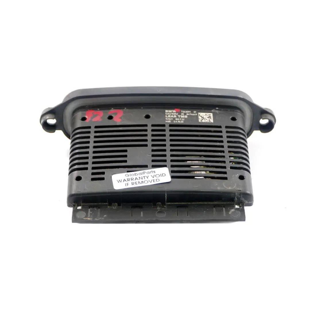 Headlight Module BMW F22 F23 Control Unit Driver Module to Xenon with Part number 7363091 Xenon Headlight Module BMW F22 F23 Control Unit Driver Module - SKU 7363091 - Part number 7363091