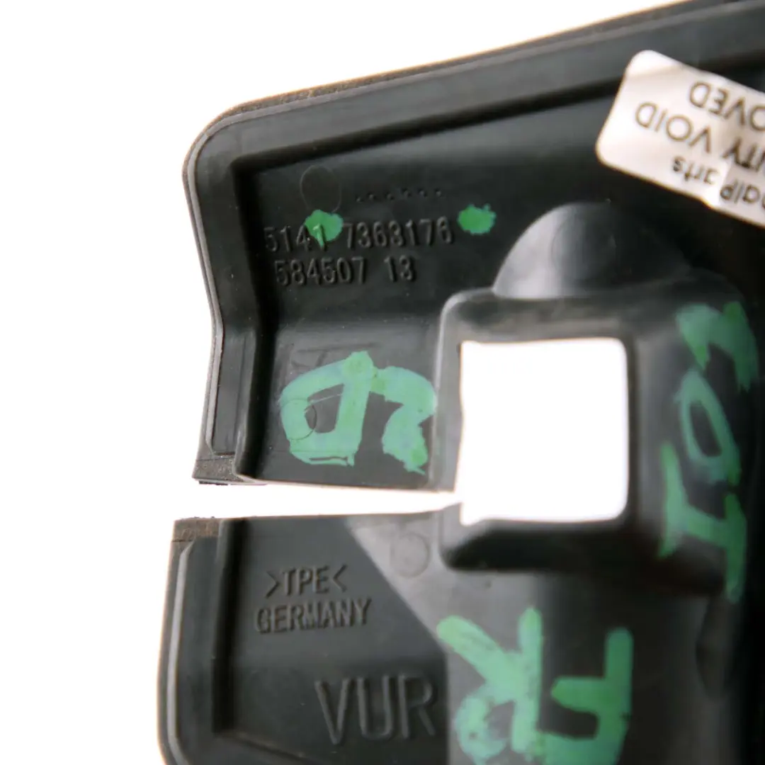 BMW i3 I01 Sello Puerta Bisagra Cubierta Delantera Derecha Freno Goma - SKU 7363176 - Número de pieza 7363176