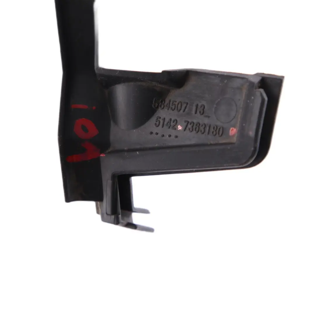 Bisagra de la puerta inferior trasera derecha Cubierta Placa para BMW i3 I01 con número de pieza 7363180 BMW i3 I01 Bisagra de la puerta inferior trasera derecha Cubierta Placa - SKU 7363180 - Número de pieza 7363180