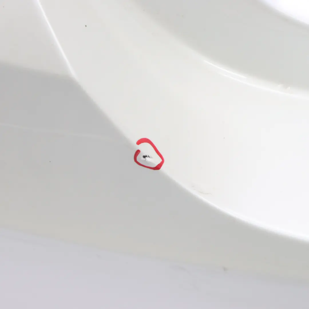 BMW F32 F33 Rear Bumper Trim Panel PDC Mineralweiss Mineral White - A96 - SKU 7363304-MW - Part number 7363304