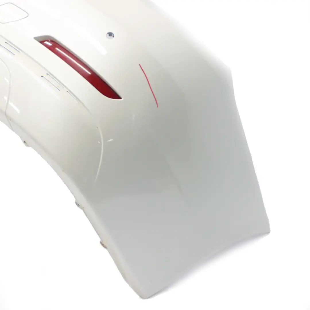 BMW F32 F33 Rear Bumper Trim Panel PDC Mineralweiss Mineral White - A96 - SKU 7363304-MW - Part number 7363304
