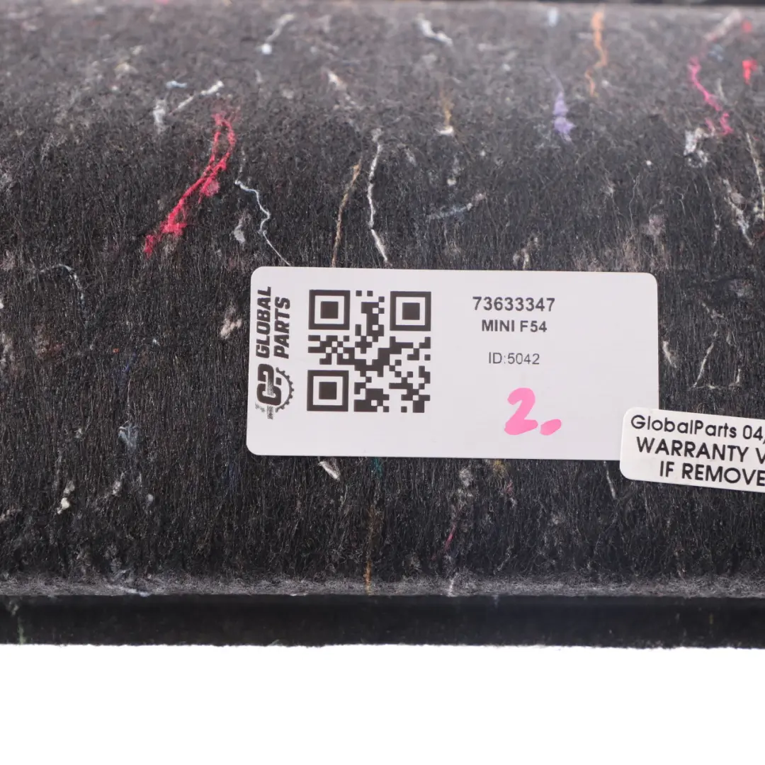 Trunk Trim Panel Cross Member Luggage Floor to Mini Clubman F54 with Part number 7363347 Mini Clubman F54 Trunk Trim Panel Cross Member Luggage Floor - SKU 7363347 - Part number 7363347