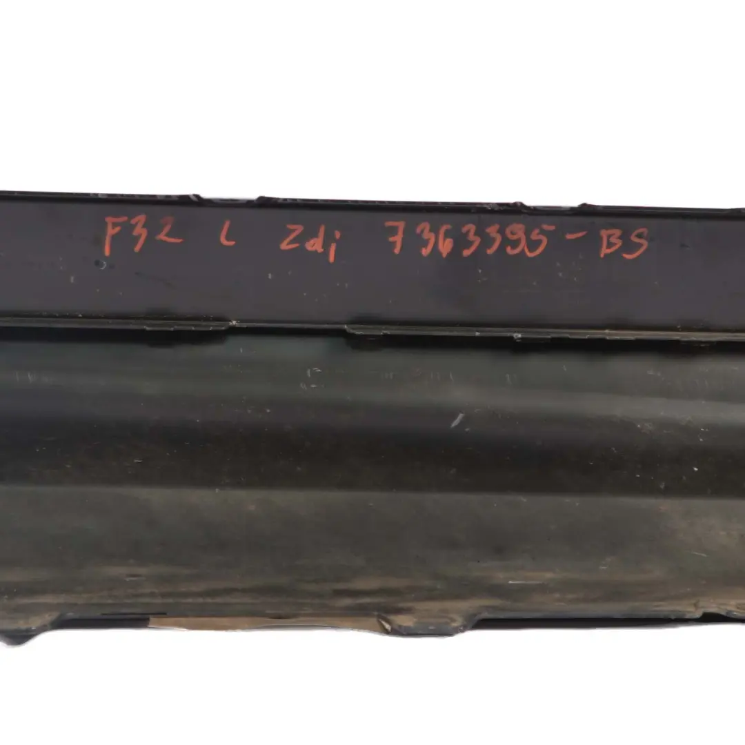 BMW F32 F33 Side Skirt Sill Strip Left N/S Black Sapphire Metallic - 475 - SKU 7363395-BS - Part number 7363395