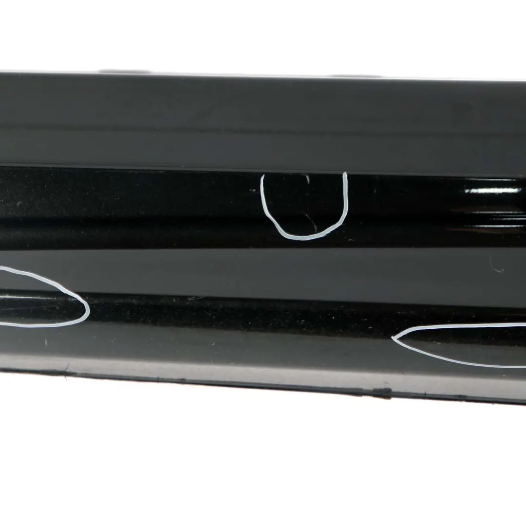 BMW F32 F33 Side Skirt Sill Strip Left N/S Black Sapphire Metallic - 475 - SKU 7363395-BS - Part number 7363395