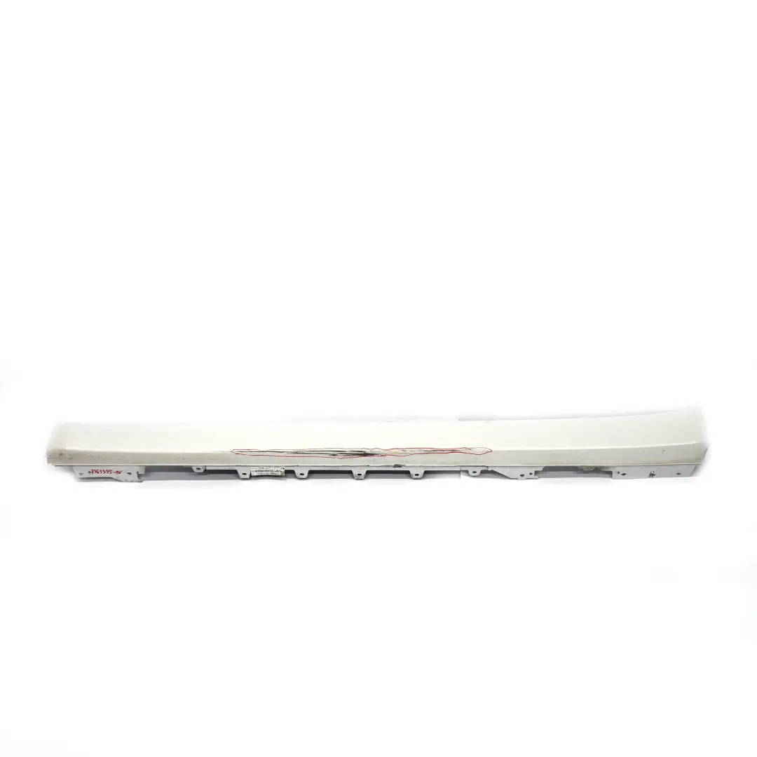 BMW F32 F33 Side Skirt Sill Strip Left N/S Mineralweiss Mineral White - A96 - SKU 7363395-MW - Part number 7363395